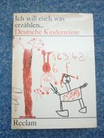 Deutsche Kinderreime Buch vom Reclam-Verlag Leipzig 1983 Sachsen-Anhalt - Bernburg (Saale) Vorschau