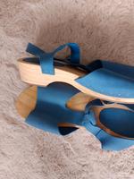 Holzsandalen Zara Girls*36 blau Baden-Württemberg - Erbach Vorschau