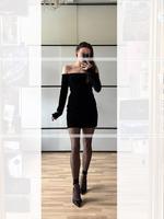 Minikleid aus Samt mit schulterfreiem Design von Zara Gr. S Köln - Riehl Vorschau