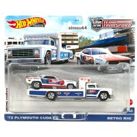 Hot Wheels 2022 - Team Transport - Retro Rig & 1972 Plymouth Cuda Sachsen - Bahretal Vorschau