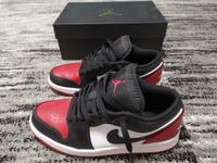 Nike Air Jordan 1 Low - Bred Toe - White/Black-Varsity Red-White Nordrhein-Westfalen - Wetter (Ruhr) Vorschau