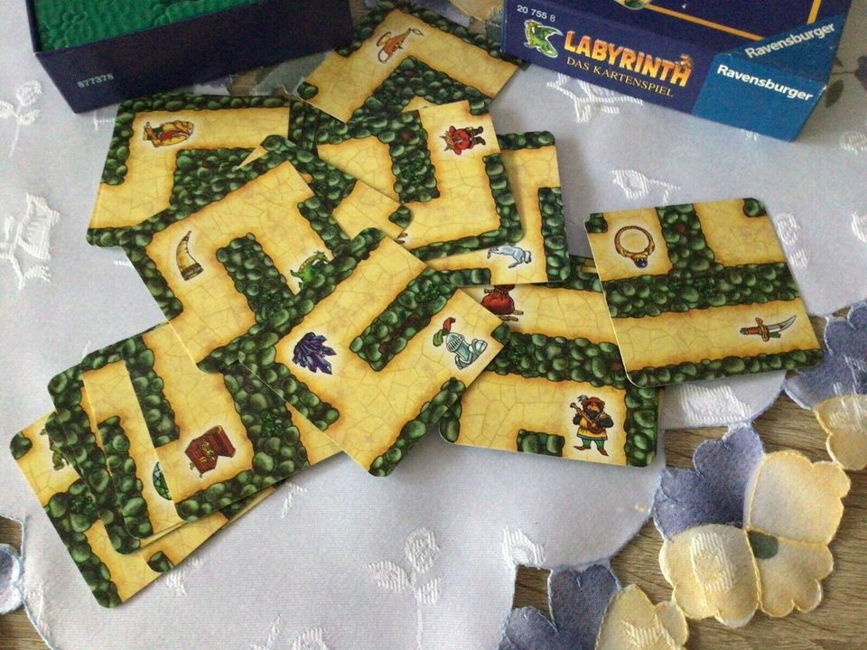 Labyrinth das Kartenspiel Ravensburg Familie einmal gespielt in Essen