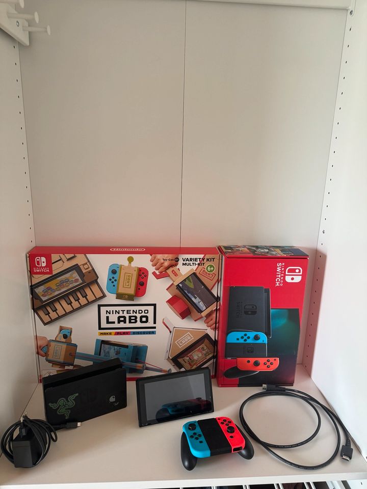 Nintendo Switch (sehr selten benutzt) + Gratis Nintendo Labo in Vilsheim