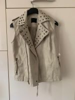 Lederjacke mit Nieten, Weste Größe 32 XS, Bikerstyle Bayern - Augsburg Vorschau