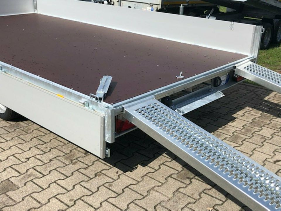 ✅Eduard Auto Transporter 2700 kg 406x200x30cm Rampen Winde 63 S in Schöneiche bei Berlin