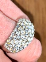 Swarovski Kristallring Fingerring 1990er Jahre 17-18 mm Bayern - Gmund Vorschau