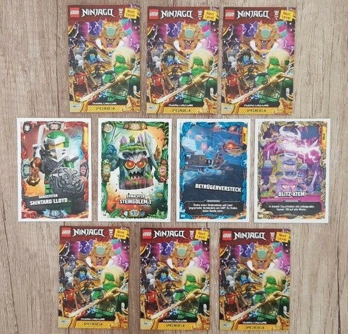 Lego Ninjago Trading Cards Serie 6 Next Level 4 Basiskarten aussu in Leipzig