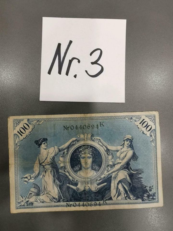 6 Stück Original Reichsbanknoten 20, 50, 100 Mark Sammeln Rarität in Dresden