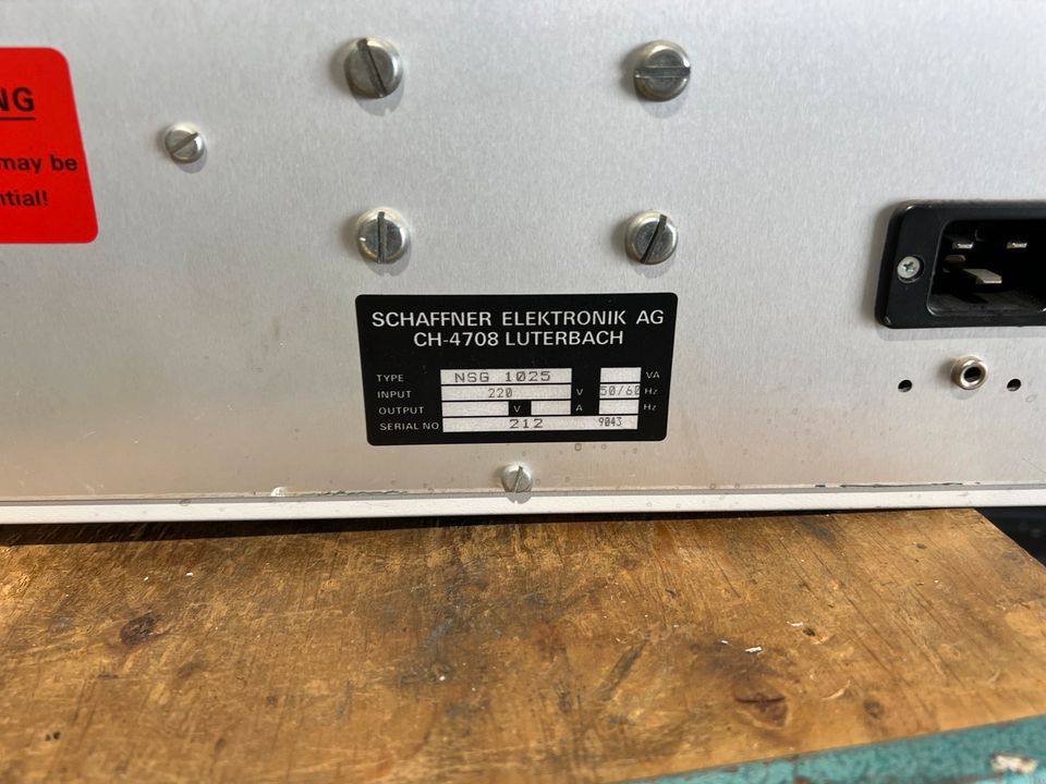 Schaffner NSG 1025 Fast Transient  Burst Generator in Langen Emsland