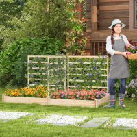 Hochbeet Rankgitter Spalier Blumenkasten Pflanzkasten Tannenholz Hessen - Weilburg Vorschau