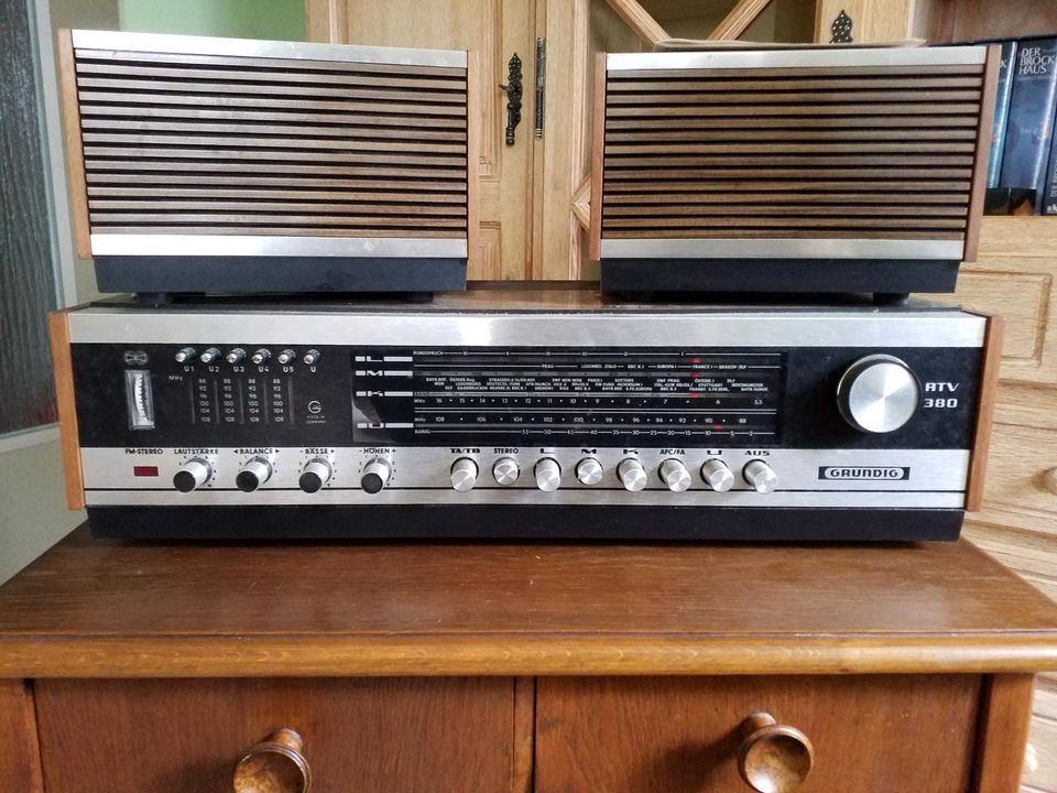 Radio Rundfunk-Tuner-Verstärker RTV 380 Grundig Vintage in Haigerloch