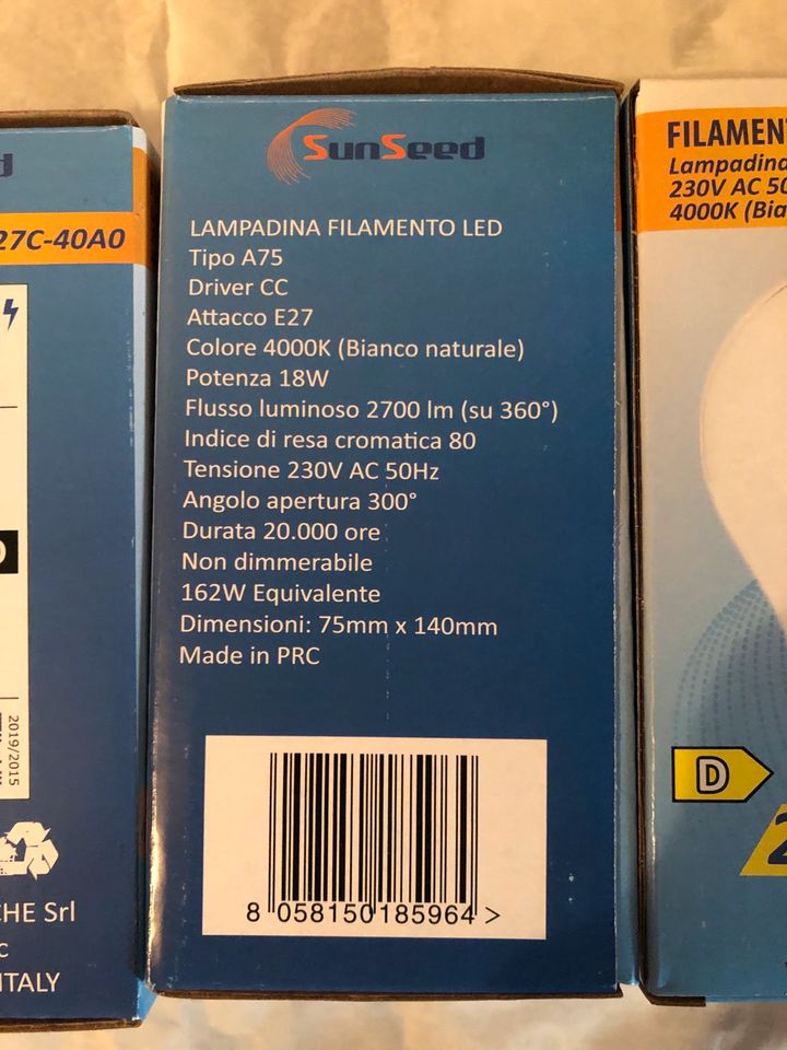 Glühbirnen Glühfaden LED classic Lampe E27 16W in Dresden