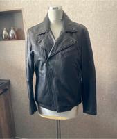 Massimo Dutti schwarze Biker Jacke Leder Gr M Nordrhein-Westfalen - Gangelt Vorschau
