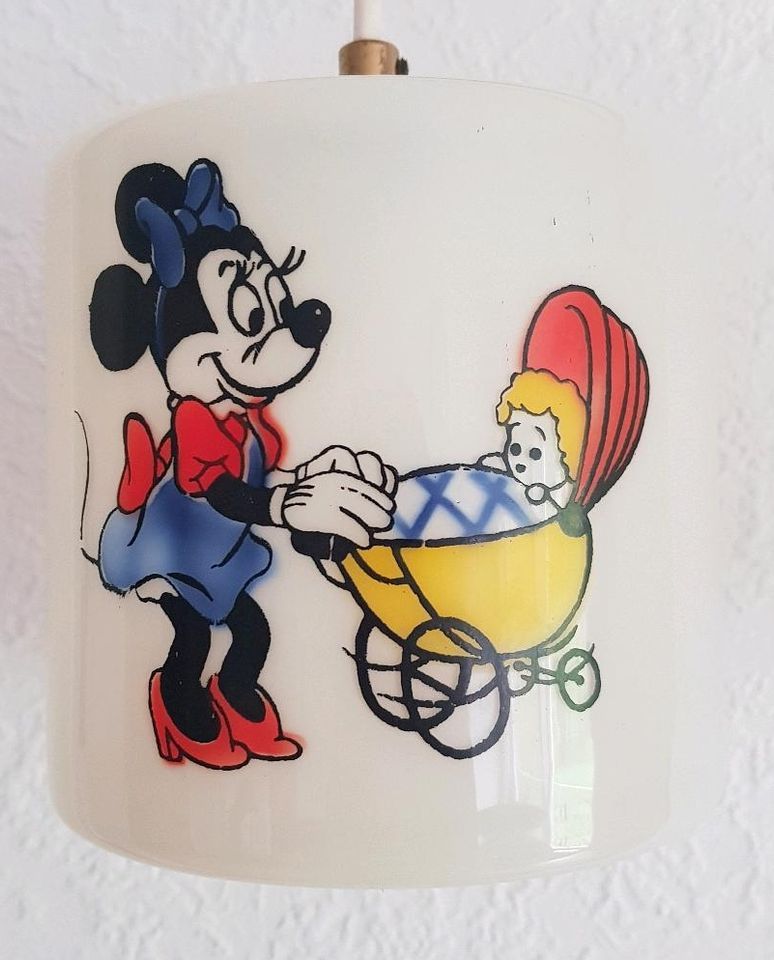 Original Walt Disney Mickey Maus Lampe von Doria Leuchten Vintage in Ebrach