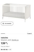 Neuwertig! Ikea Babybett mit Julius Zöllner Matratze Nordrhein-Westfalen - Kamp-Lintfort Vorschau