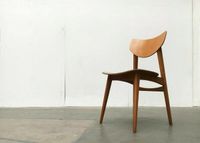Mid Century Stuhl Plywood Chair zu 50er 60er 70er Teak Hamburg-Nord - Hamburg Winterhude Vorschau