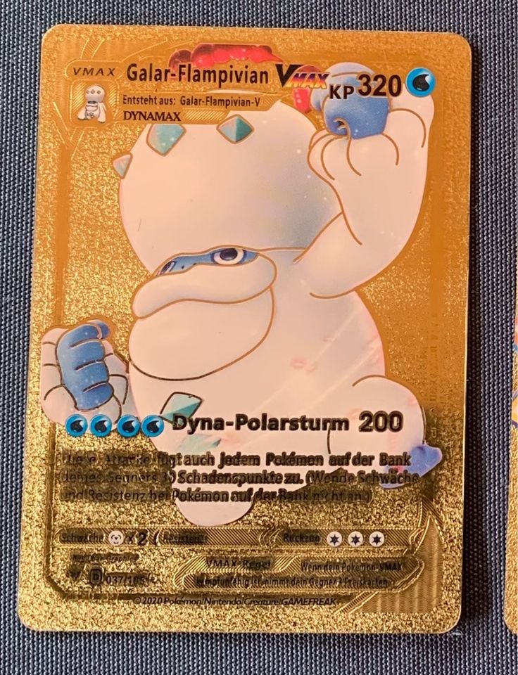 V max Pokémon Goldkarte in Markt Rettenbach
