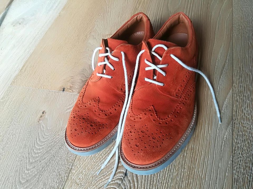 Mey & Edlich Veloursleder Budapester Schuhe Gr. 43 TOP in Oberndorf am Neckar