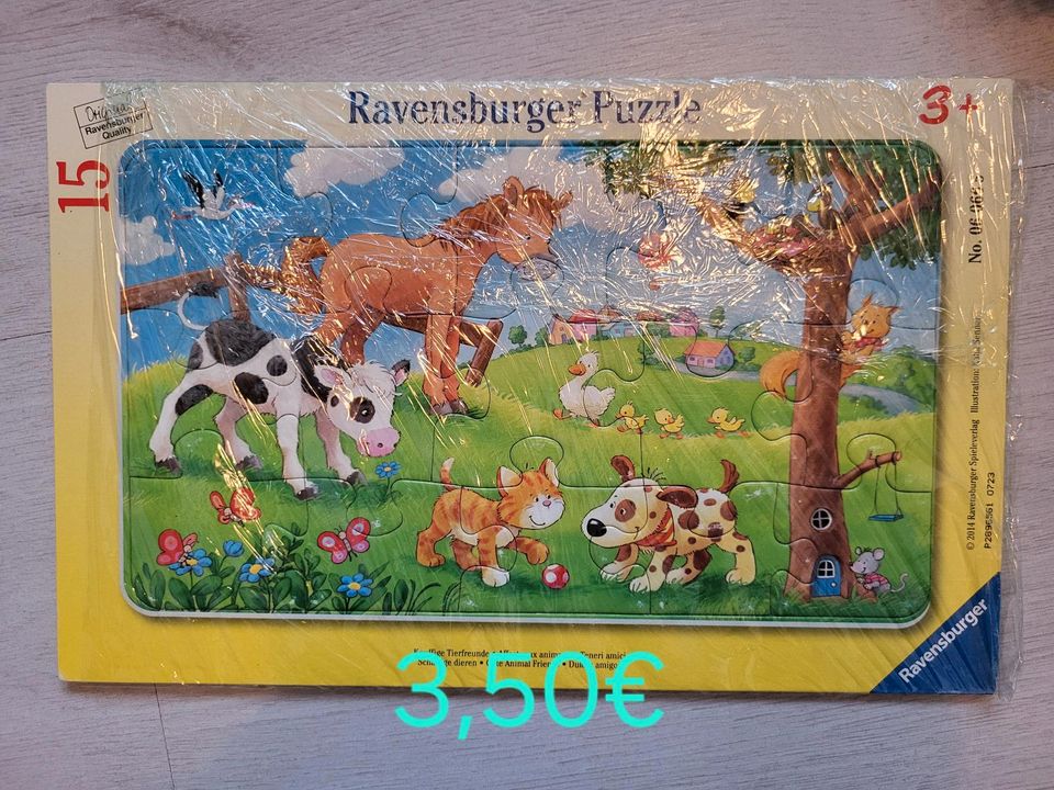 12 Kinder Puzzle 3+ 4+ 5+ Ravensburger Frozen Paw Patrol Haba in Detmold