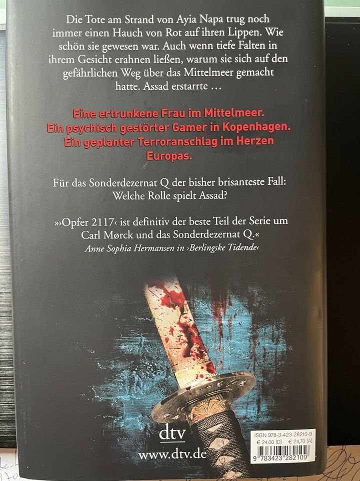 Krimi / Thriller Jussi Adler Olsen Opfer 2117 gebundene Ausgabe in Osterode am Harz