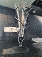 Blumenvase Dekovase aus Glas in einer „Metallspirale“ Bayern - Mömbris Vorschau