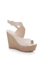 GUESS Leder Wedges Plateau Sandalen 38 beige nude rose Schuhe Innenstadt - Köln Altstadt Vorschau