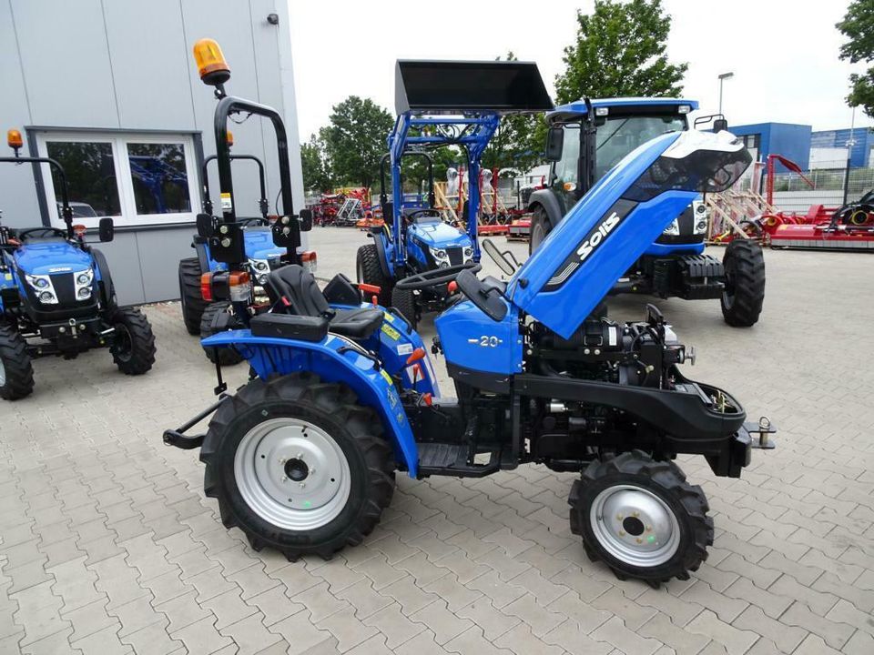 Solis 20 Traktor Trecker Schlepper 20PS Neu Rasentraktor in Osterweddingen