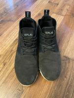 Replay Herren Schuh grau/schwarz | Stamford High-Top | Größe 44 Essen - Rüttenscheid Vorschau