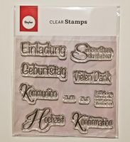 Clear Stamps von Rayher, verschiedene Anlässe "NEU&OVP" Rheinland-Pfalz - Lemberg Vorschau