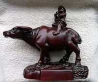 Chinesische Figur auf Wasserbüffel * Vintage Hessen - Limburg Vorschau