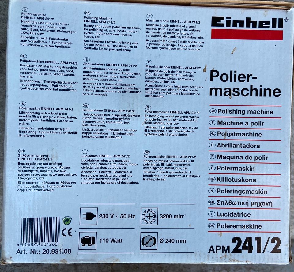 Poliermaschine von Einhell in Murg