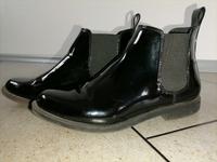 H&M Stiefeletten, Lack, schwarz, Gr. 38 Baden-Württemberg - Mudau Vorschau