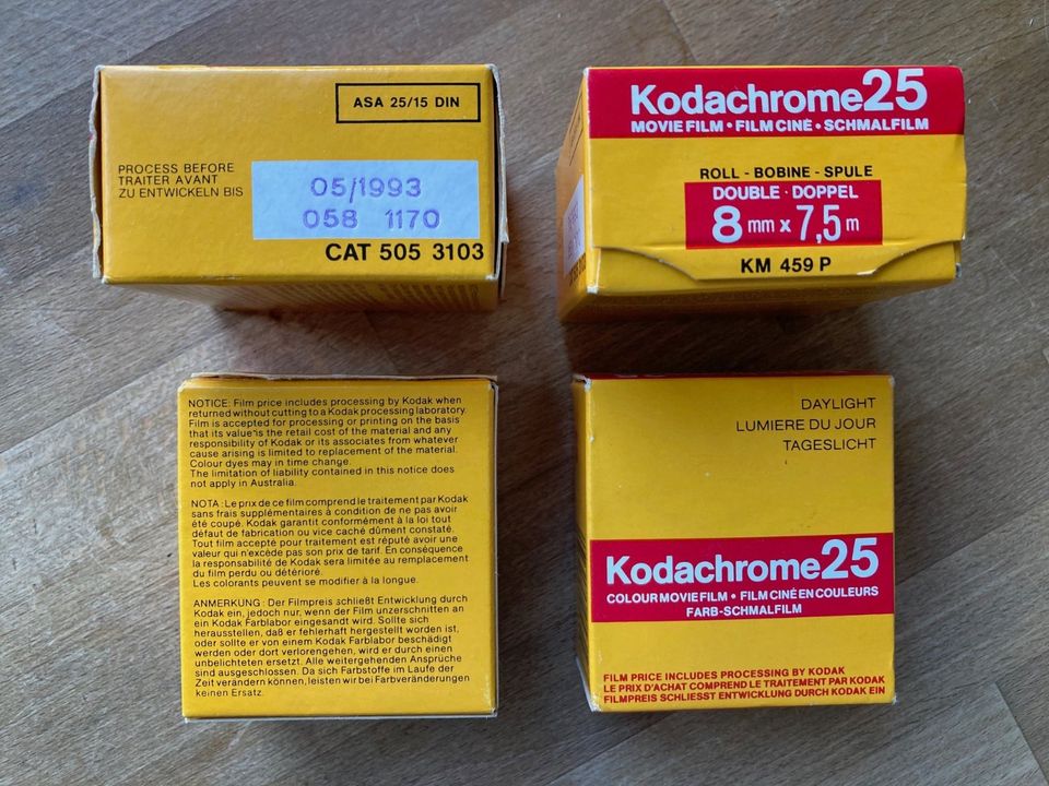 KODACHROME 25 // Farb-Schmalfilm // 4 Stk. in Hamburg