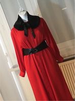 Wundertolles Hemdblusenkleid Weihnachtskleid rot Gr 44 Bayern - Augsburg Vorschau