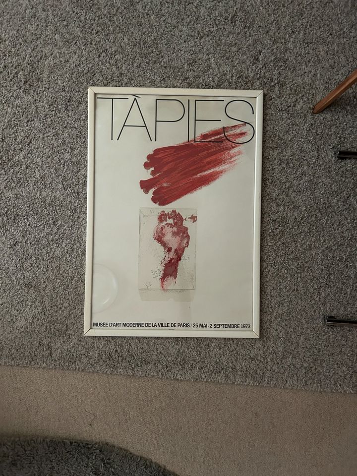 Antoni Tàpies Musée d'Art Moderne, 1973 Poster in Köln