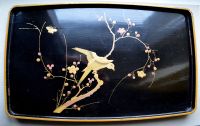 Sehr schönes Ovales Tablett aus Japan, Lack Malerei (Urushi) Jap Dresden - Trachau Vorschau
