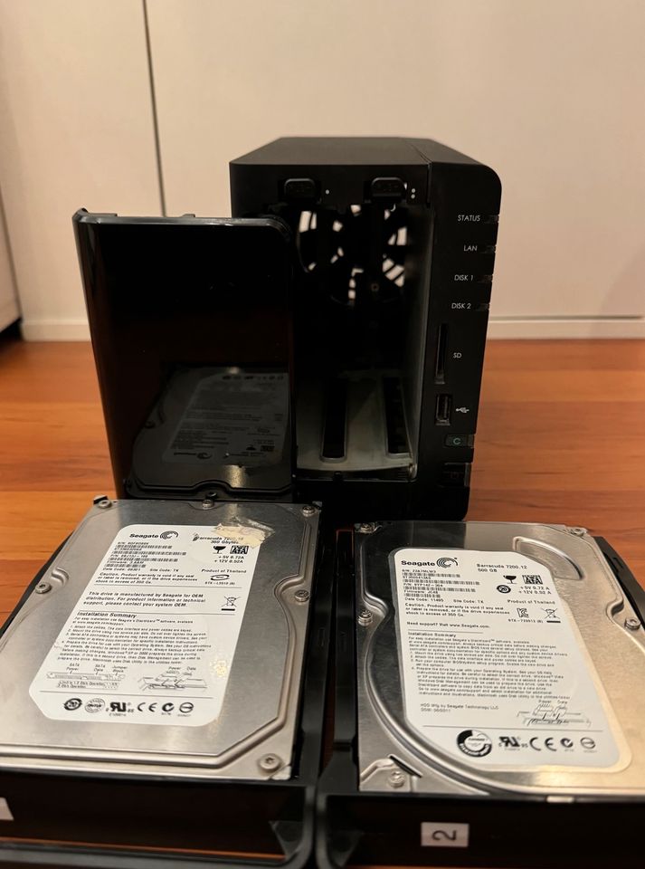 Synology DS 211+ (2-Bay NAS mit 860GB HDD) in Pfungstadt