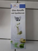 Glas- Karaffe mit Spülbürste Bayern - Giebelstadt Vorschau