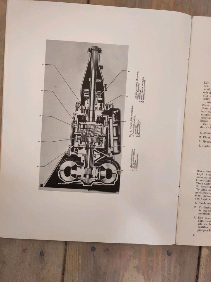 1966 Opel Vauxhall Service Handbuch Automatikgetriebe schwedisch in Weißenberg