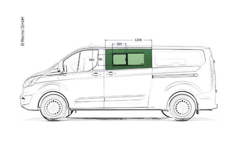 Schiebefenster Wohnmobil für Ford Transit Custom/Nugget in Stuttgart