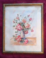 Aquarell Stillleben Rosen W. Gottwald 30 / 40er Jahre Niedersachsen - Dassel Vorschau