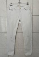 Stretch Jeans Used Look weiß Hessen - Fulda Vorschau