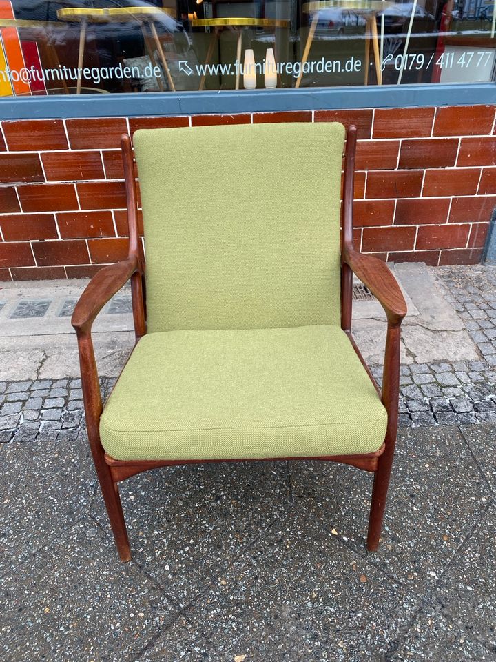 ◤ Teak Sessel Vintage Stuhl Teakholz Chair mid Century 50er 60er 70er Sofa daybed Couch Wohnzimmer Retro Dänisch Danish Design in Berlin