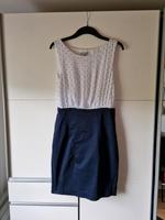 Kurzkleid ärmellos dunklblau weiß gepunktet Gr. 38 H&M Sachsen - Bannewitz Vorschau