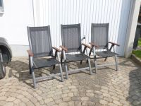 3 Gartenstühle Hochlehner, leichte Gebrauchsspuren Bayern - Senden Vorschau