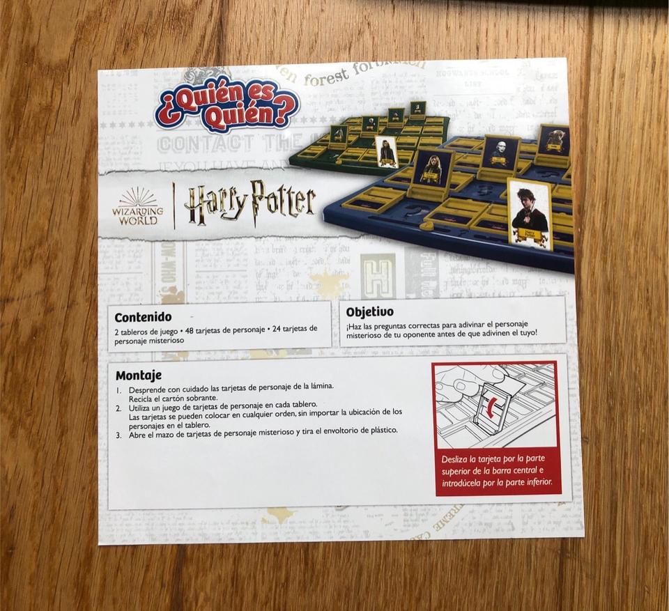 Quién es quién Harry Potter, Kinder Spielzeug Spanisch, español in München