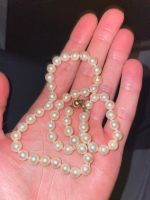Echte Perlenkette mit JKa 585 Gold Verschluss . Nordrhein-Westfalen - Moers Vorschau