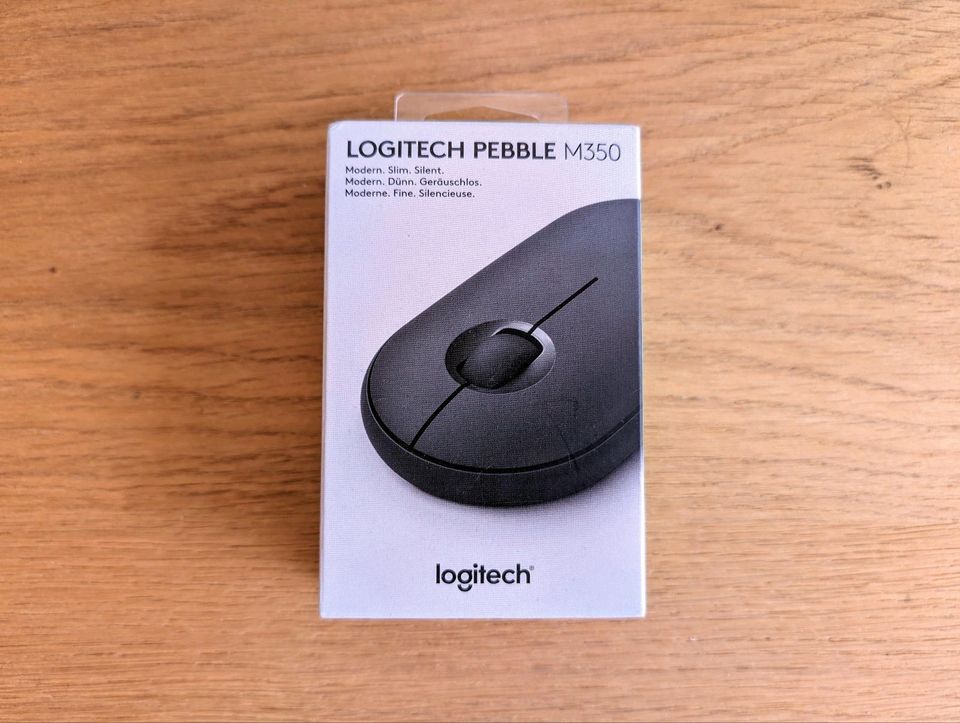 Logitech Pebble M350 Graphit - kabellose Maus in Ratingen