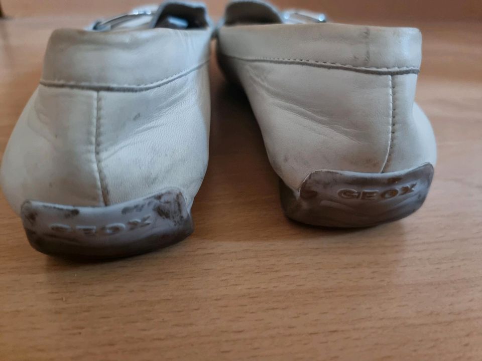 Geox Ballerina Sommerschuhe Gr.38 weiß in Heilbronn