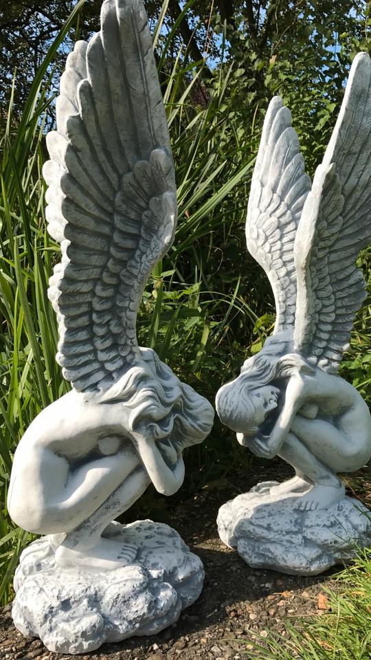 ‼️Engel 73cm Engeln Rachel Grabfigur Elfe Feen Angel Steinfigur‼️ in Hamburg